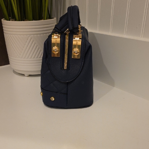 Navy Quilted Women's Bag - Picture 4 of 7